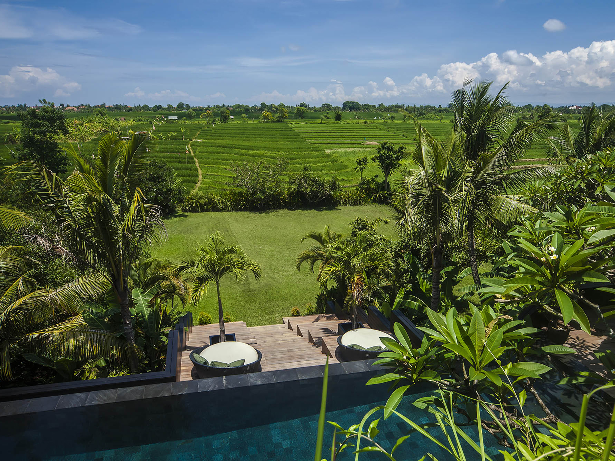 Villa Mana - Rice terrace outlook - Villa Mana, Canggu, Bali